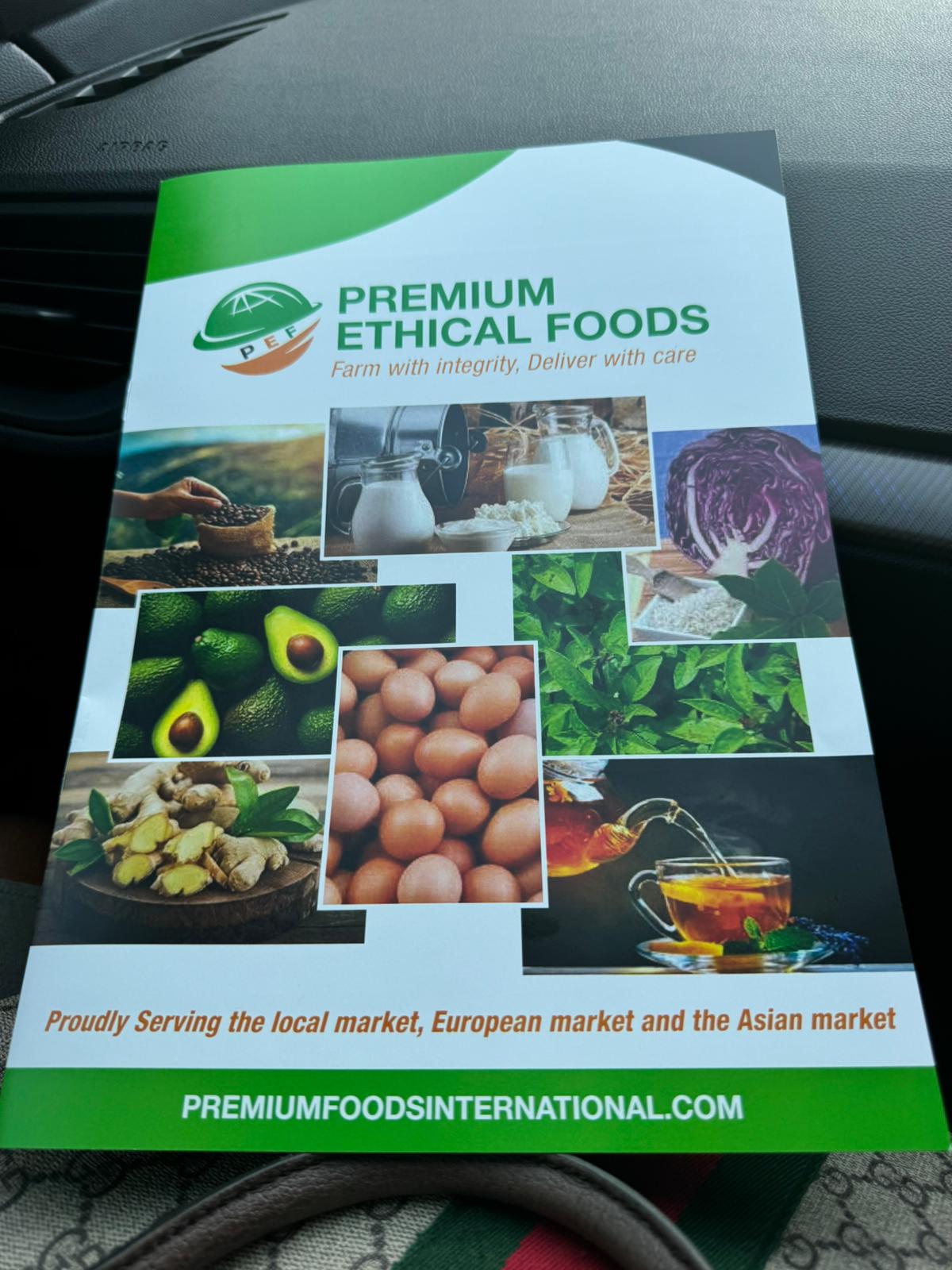 Template of our products and their benefit